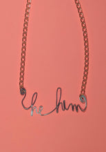 Load image into Gallery viewer, He/Him Talisman Necklace - Blue