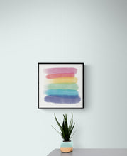 Load image into Gallery viewer, Rainbow Art Print, Pride Painting, LGBTQ, Pride, Gay Flag, Gay Pride, Gay, Queer, Gay Art, Rainbow, Queer art, gay gift, Christmas gift