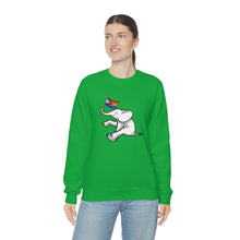 Load image into Gallery viewer, White Elephant Holiday Pride Flag Crewneck Sweatshirt
