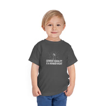Load image into Gallery viewer, Gender Equality is a Human Right Toddler T-Shirt