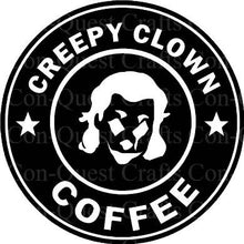Load image into Gallery viewer, Creepy Clown Permanent Decals - DECAL ONlY