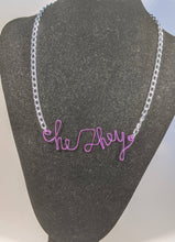 Load image into Gallery viewer, He/They Talisman Necklace - Purple