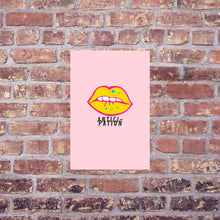 Load image into Gallery viewer, Antici-pation print - Pansexual flag colour palette
