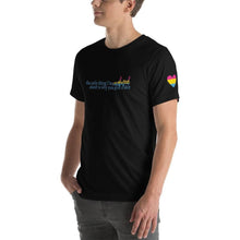 Load image into Gallery viewer, Pansexual Pride Relaxed Fit Tee | Not Confused Pansexual/Panromantic | LGBTQ+ Tshirts | Unisex Shirts