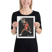Load image into Gallery viewer, Michael Jordan Jumpan Art Print Giclée