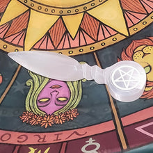 Load image into Gallery viewer, Selenite Athame