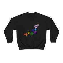 Load image into Gallery viewer, Rainbow Snowflakes Crewneck Sweatshirt
