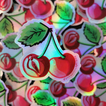 Load image into Gallery viewer, Food-Genital/Vulva/Nipple Permanent Holographic waterproof Stickers