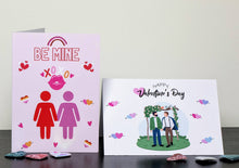 Load image into Gallery viewer, Happy Valentine's Day (gay couple)