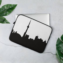 Load image into Gallery viewer, Toronto Skyline Laptop Case, Toronto Lover Gift, The 6 Gift, Toronto Merch, Gifts for Canadians, 13 inch laptop case, 15 inch laptop case