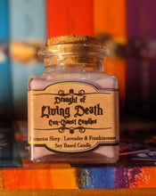 Load image into Gallery viewer, Potion Bottle Candles, Inspired by sweet treats and fictional potions. Fragrance and essential oil blend soy based candles.