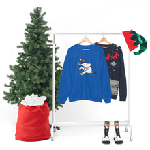 Load image into Gallery viewer, White Elephant Holiday Pride Flag Crewneck Sweatshirt