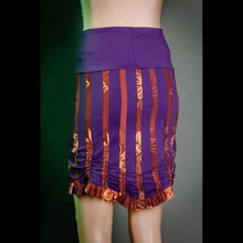 Load image into Gallery viewer, High Low Heaven Skirt Violet & Apricot Floral