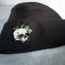 Load image into Gallery viewer, Skull Cat Tail Beanie