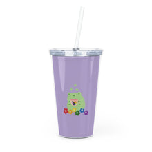 Load image into Gallery viewer, Lil Gay Froggie Plastic Tumbler with Straw