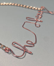 Load image into Gallery viewer, He/They Talisman Necklace - Blush