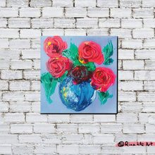 Load image into Gallery viewer, "Summer Florals" - Original Acrylic Floral Painting