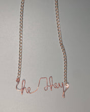 Load image into Gallery viewer, He/They Talisman Necklace - Blush