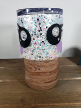 Load image into Gallery viewer, Kawaii Hot Chocolate and Marshmallow 14oz Acrylic Glitter Tumbler