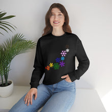 Load image into Gallery viewer, Rainbow Snowflakes Crewneck Sweatshirt