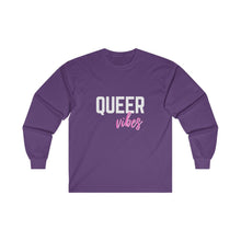 Load image into Gallery viewer, Queer Vibes Long Sleeve T-Shirt
