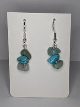 Load image into Gallery viewer, Genuine Semi-Precious Stone Stack Earrings, Various stones and custom stack available.