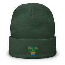 Load image into Gallery viewer, Pan Plant Embroidered Beanie