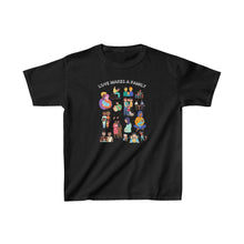 Load image into Gallery viewer, Love Makes a Family Youth T-Shirt