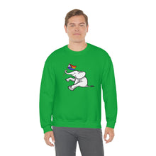 Load image into Gallery viewer, White Elephant Holiday Pride Flag Crewneck Sweatshirt