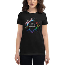 Load image into Gallery viewer, The Future Is Inclusive Fitted Tee | LGBTQ+ Tees | Gay Pride | Queer Tees | Inclusive Pride Tshirt