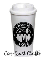 Load image into Gallery viewer, Love is Love Wedding Permanent Decal - DECAL ONLY