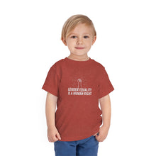 Load image into Gallery viewer, Gender Equality is a Human Right Toddler T-Shirt