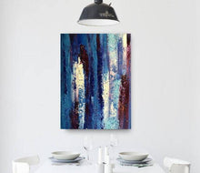 Load image into Gallery viewer, "A Winter Forest at Dawn" - Original Acrylic Painting