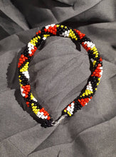 Load image into Gallery viewer, Handmade Bead Bracelet - Two Spirit Pride, Medicine Wheel