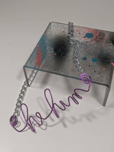 Load image into Gallery viewer, He/Him Talisman Necklace - Purple