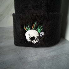 Load image into Gallery viewer, Skull Cat Tail Beanie