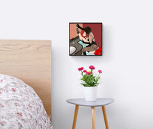 Load image into Gallery viewer, Lesbian Sexy BDSM Art Print, Erotic Art, Queer Art, Bondage Art, Feminist Art, Gift for Girlfriend, Erotic Bedroom Home Decor Wall