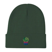 Load image into Gallery viewer, Bi Plant Embroidered Beanie