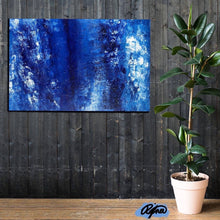 Load image into Gallery viewer, "Blue Ocean Mist" - Original Acrylic Painting
