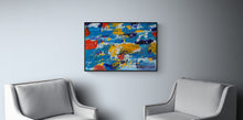 Load image into Gallery viewer, Tropical Air -  Original Acrylic Painting by Canadian Abstract Artist Rina Kazavchinski