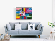 Load image into Gallery viewer, Pride Painting Art, Large Painting, Christmas Gift, LGBTQ+ Painting, Queer Gay Lesbian Art, Hand Painted Pride Flag, Rainbow Art, Gay Gift
