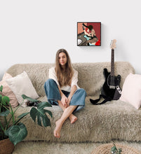 Load image into Gallery viewer, Lesbian Sexy BDSM Art Print, Erotic Art, Queer Art, Bondage Art, Feminist Art, Gift for Girlfriend, Erotic Bedroom Home Decor Wall