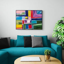 Load image into Gallery viewer, Pride Painting Art, Large Painting, Christmas Gift, LGBTQ+ Painting, Queer Gay Lesbian Art, Hand Painted Pride Flag, Rainbow Art, Gay Gift