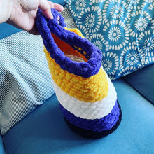Load image into Gallery viewer, Knitted Non-Binary (Enby) Pride Bag