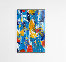 Load image into Gallery viewer, Tropical Air -  Original Acrylic Painting by Canadian Abstract Artist Rina Kazavchinski