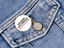 Load image into Gallery viewer, Bisexual Pride: Pinback Buttons or Strong Ceramic Magnets