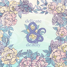 Load image into Gallery viewer, DELICATE & DEADLY TOTE BAG (DOUBLE-SIDED)