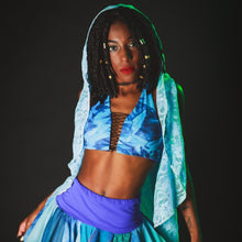 Load image into Gallery viewer, Rhapsody Ruffle Vest in Turquoise
