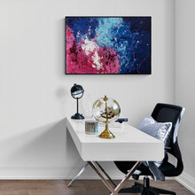 Load image into Gallery viewer, "Pink Ocean Wave" - Original Acrylic Painting by Canadian Abstract Artist Rina Kazavchinski