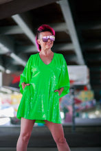 Load image into Gallery viewer, Bingo Bango Dress-Green Sequin